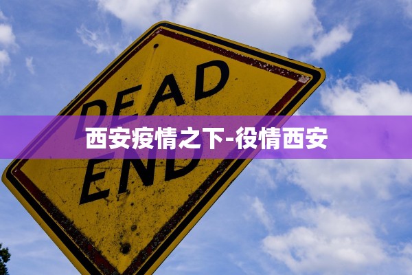 西安疫情之下-役情西安