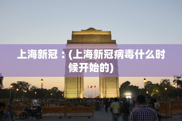 上海新冠︰(上海新冠病毒什么时候开始的) 上海新冠︰(上海新冠病毒什么时候开始的)