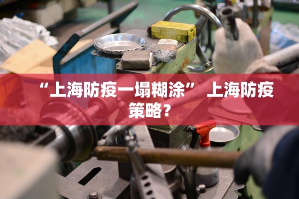 “上海防疫一塌糊涂	” 上海防疫策略？